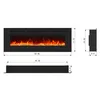 Parrot Uncle Elektrokamin 50 Zoll - 13 Farben Flammen & Produktbild-Vorschau 4