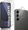 A product image showing screen protectors and camera lens protectors for a Samsung Galaxy S24 FE 5G. Produktbild-Vorschau