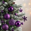 Sada 111 plastových vianočných guľôčok, odolných proti Náhľad obrázku produktu 4