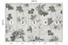 Muralo Vlies Fototapete BLUMEN Blätter Natur Vintage Stil Produktbild-Vorschau 2