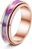 Eleganter Opal Optik Ring in Roségold und Silber Roségold Produktbild-Vorschau 2