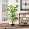 Outsunny Bambou artificiel Hauteur 1,5 m 644 Feuilles Voir les images du produit 7