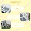 PawHut Hundehütte Hundehaus mit Balkon Erhöhtes Produktbild-Vorschau 5