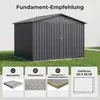 Albatros Profi Gerätehaus XL – verzinktes Metall in Produktbild-Vorschau 14