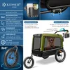 KESSER® Hundeanhänger Boxer 3-in-1 Hundebuggy & Jogger Produktbild-Vorschau 2