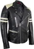 Motorrad Lederjacke Retro Jacke Herren 80´s Old school Produktbild-Vorschau 2