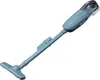 A teal and black cordless handheld vacuum cleaner is shown against a white background. Podgląd zdjęcia produktu