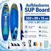Nafukovacie SUP doska Blue Drive 350 x 89 x 15 cm, sada s Náhľad obrázku produktu 8