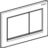 Geberit Omega20 Plaque de déclenchement, pour rinçage à 2 Anteprima dell’immagine prodotto 2