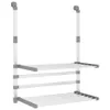 vidaXL Wäschetrockner für Balkon 54x25x42 cm Aluminium Produktbild-Vorschau 1