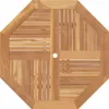 vidaXL Gartentisch Klappbar 120x120x75 cm Massivholz Teak Produktbild-Vorschau 14