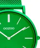 Oozoo Orologio da polso in maglia metallica verde Serie Anteprima dell’immagine prodotto 2