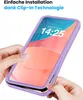 Hands are shown installing a phone case onto a smartphone. Produktbild-Vorschau