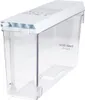 A clear plastic water tank with a white lid. Podgląd zdjęcia produktu