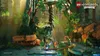 A scene from the game Lego Horizon Adventures, featuring Lego characters and a Lego version of a mechanical creature in a lush, overgrown environment. Produktbild-Vorschau