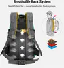 turistický batoh 60 l Cestovní batoh s tkaninou odolnou Náhled obrázku produktu 4