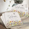 50 Bierdeckel Schön dass du da bist, Floral Butterfly Produktbild-Vorschau 2