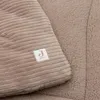 Krabbeldecke 75x95cm Cloudy Rib - Milky Coffee Produktbild-Vorschau 3