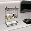 Obstkörbe 3-stufig Gemüsekorb Mit Bananenhaken für Obst Produktbild-Vorschau 4