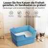 Amicura Katzentoilette, Offenes Katzenklo mit hohem Rand, Produktbild-Vorschau 2