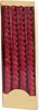 A pack of four red spiral candles in a gold box. Náhled obrázku produktu