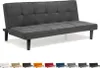A gray sofa bed is shown against a white background, with a row of smaller sofa beds in various colors displayed below. Voir les images du produit