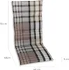 A chair cushion with dimensions indicated. Produktbild-Vorschau