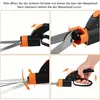 Rasenkantenschere 360° drehbar, Grasschere mit gezahnter Produktbild-Vorschau 4