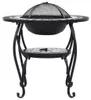 vidaXL Table de feu Mosaïque céramique noir et blanc 68 cm Voir les images du produit 8