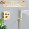 Set doccia a pioggia termostatica - Soffione a soffitto con Anteprima dell’immagine prodotto 1