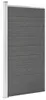 vidaXL Zaunelement WPC 95x186 cm Grau Náhled obrázku produktu 1