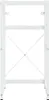Telaio per lavabo da bagno bianco 40x38x83 cm in ferro Anteprima dell’immagine prodotto 3