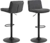 Flynn tabouret de bar tissu gris. Voir les images du produit 3