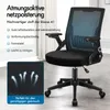 ALFORDSON Bürodrehstuhl, Ergonomischer Mittelhoher Produktbild-Vorschau 8
