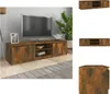 vidaXL TV-Schrank Räuchereiche 140x40x35,5 cm Holzwerkstoff Produktbild-Vorschau 1