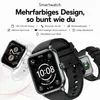 Smartwatch Damen Herren mit 7 Tagen Akkulaufzeit,1,83" HD Produktbild-Vorschau 2