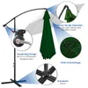 SWANEW Parasol wspornikowy 350cm - parasol wspornikowy, Podgląd zdjęcia produktu 4