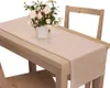 Tischläufer aus Velours 40 x 130 cm Beige Produktbild-Vorschau 3