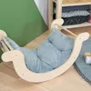 Children's Montessori Balance Swing YUPEE - White Produktbild-Vorschau 6