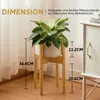 Bamworld Blumenständer, Blumenhocker, Pflanzenhocker, Produktbild-Vorschau 3