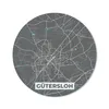 MuchoWow® Mauspad Mousepad Stadtplan - Karte - Gütersloh - Produktbild-Vorschau 1