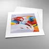 Poster - Poster ohne Rahmen - Abstraktion modern - 30x30 cm Produktbild-Vorschau 3