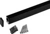 Kesseböhmer Linero MosaiQ EasyLine Küchenreling schwarz Produktbild-Vorschau 1