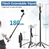 180cm Handy Stativ, Selfie Stick Quad Stativ mit Produktbild-Vorschau 4