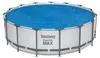 Bestway® Flowclear™ PE-Solarabdeckplane Ø 462 cm, blau, Produktbild-Vorschau 34