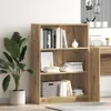 vidaXL Bücherregal Artisan-Eiche 80x24x109 cm Holzwerkstoff Produktbild-Vorschau 2