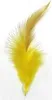 Piume di gallo, circa 10-15 cm, 50 pezzi, giallo Anteprima dell’immagine prodotto 4