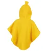 Kinder Kostüm Ente – gelber Fleece Poncho mit Kapuze – Produktbild-Vorschau 6