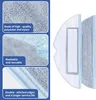 Close-up views of mop pads and their features, alongside the mop pads themselves. Produktbild-Vorschau