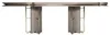 Casa Padrino Luxus Esstisch Grau / Silber 251 cm - Luxus Produktbild-Vorschau 2